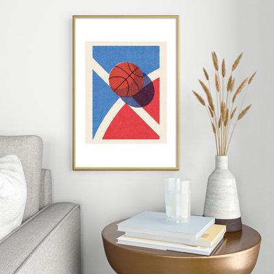 " Balls Basketball Outdoor II " Print