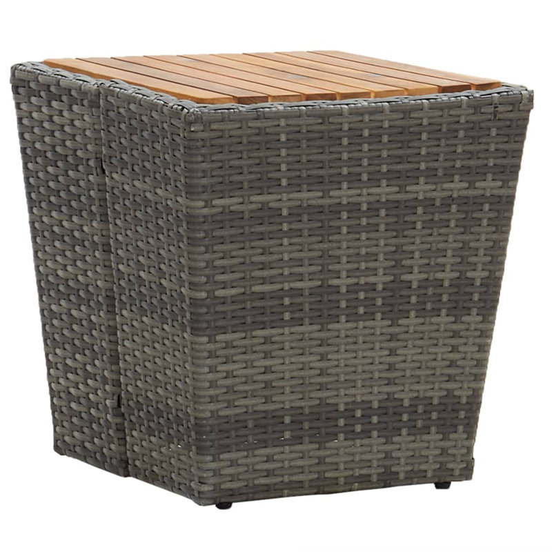 Kristoph Square Outdoor Coffee Table , 41.5cm cm W 41.5cm cm D, Grey