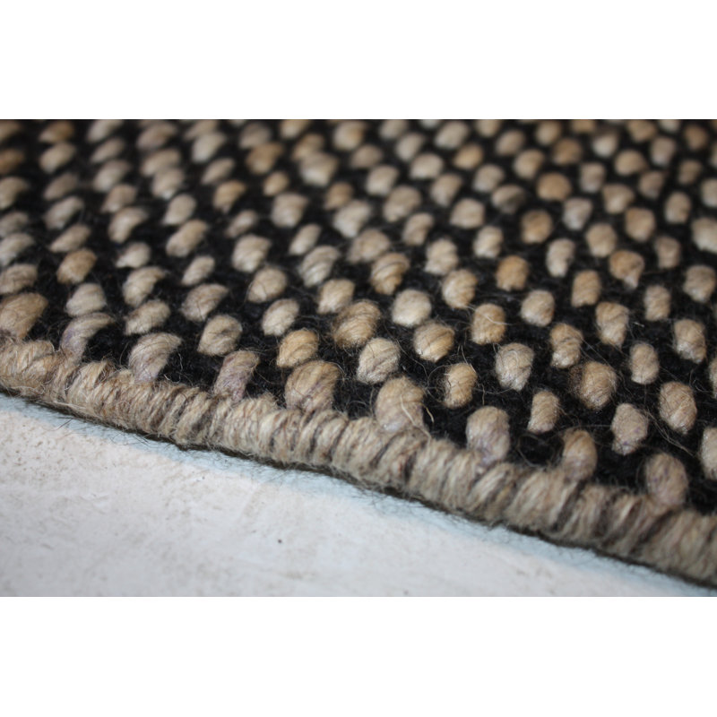 Yahir Rectangle Wool Hand Woven Kilim, Rectangle 140 x 200cm
