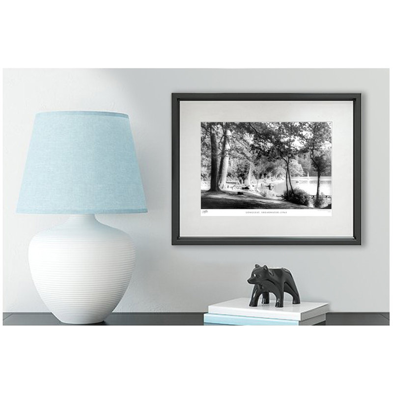 Longleat, Shearwater C1965 - Single Picture Frame Print, 45cm H x 60cm W x 2.3cm D