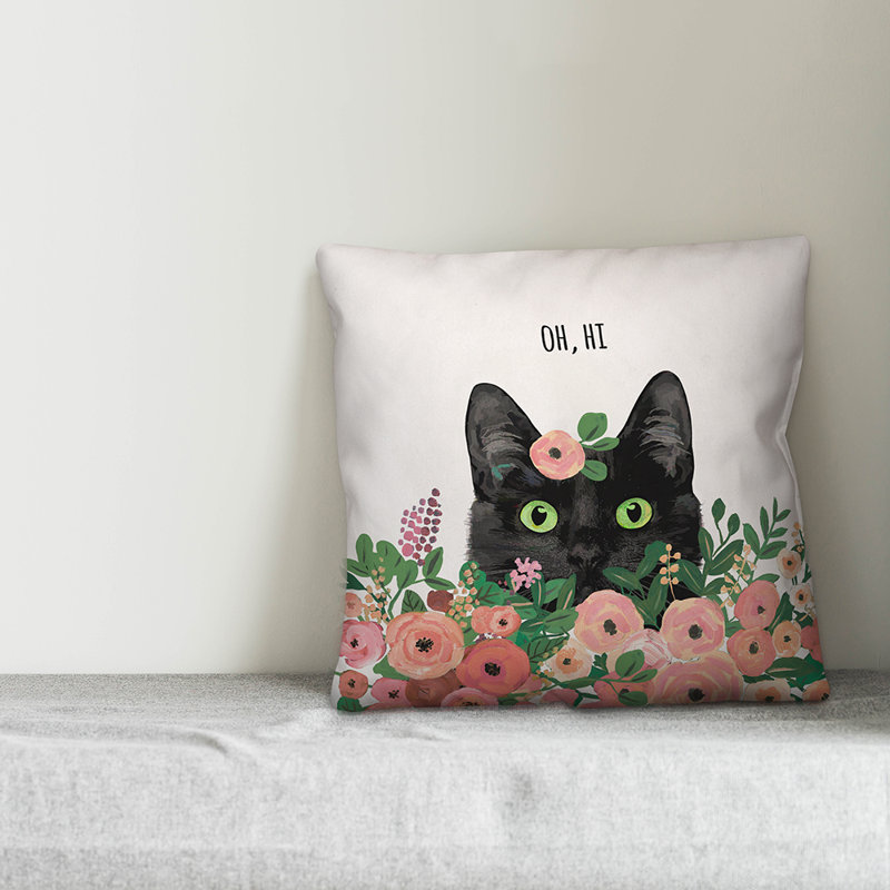  Oh, bonjour Coussin décoratif