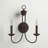 Arunvir Steel Candle Wall Light