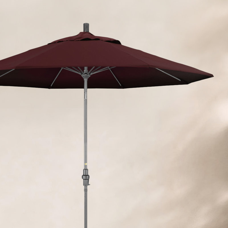 Lisah 9' Umbrella, Burgundy Performance Canvas