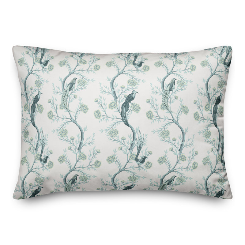  Housse et insert de coussin rectangulaire Vintage Birds on Branches