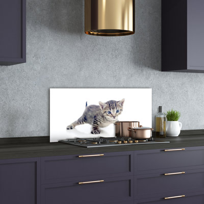 Lovise 50cm W x 100cm L Glass Peel and Stick Panel