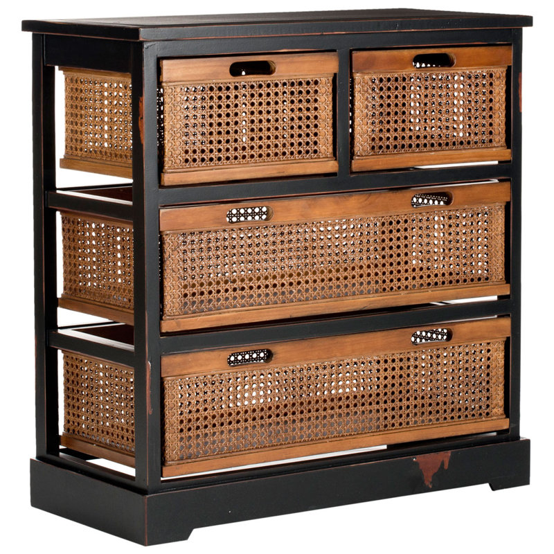 Noonkester Accent Chest, Antique Black