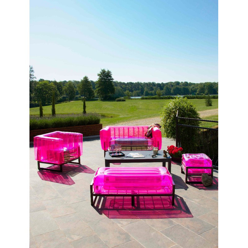 Yomi Outdoor Seat/Back Cushion, Pink