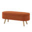 Banc de rangement avec repose-pieds ovale Boucle-1997922307