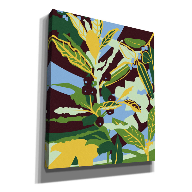 «Bay Leaf» par Megan Gallagher, art mural sur toile, H 24 po x l 20 po x P 0,75 po