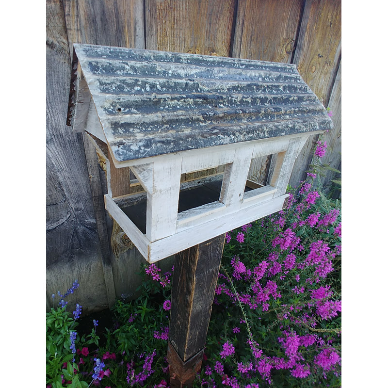 Bird in Hand Series 13" x 20" x 10" Columbia Covered Bridge Feeder