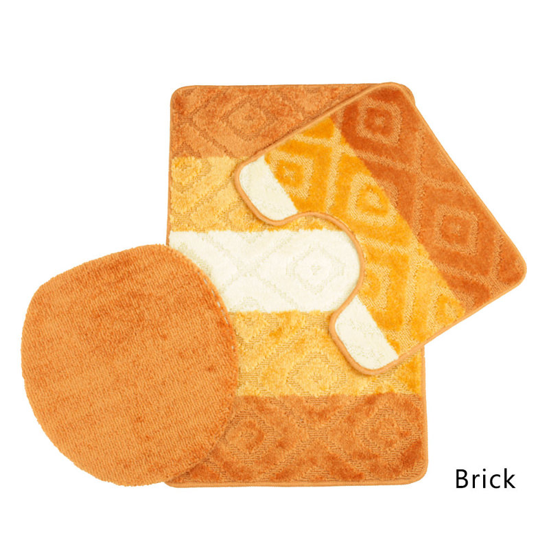 Abibat Bath Rug, Brick