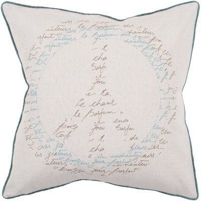 Cotton Blend Throw Pillow