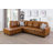 Delacourt 103.5" Wide Faux Leather Sofa & Chaise
