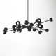Hudgins 24 Light Metal Dimmable Sputnik Chandelier