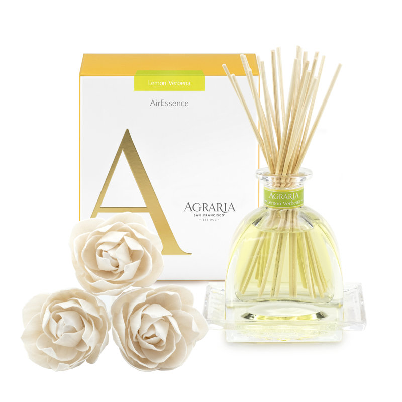 Luxurious Lemon Verbena Sola Flower Reed Diffuser Set