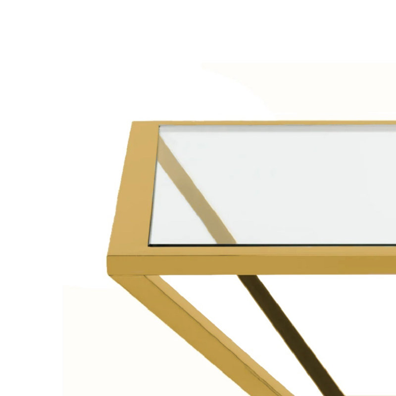 Ensemble de tables de bout en verre de 24 po de hauteur