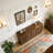 Modern 4-Door Storage Cabinet with 3D Geometric Doors-1530682041