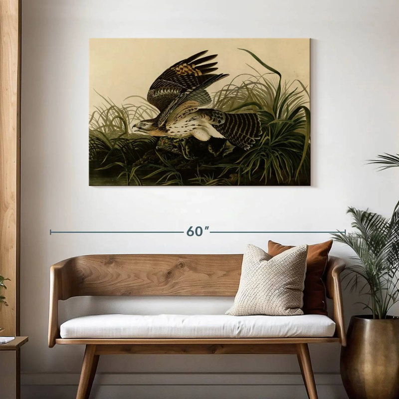 Brampt Winter Hawk, 30" H x 45" W