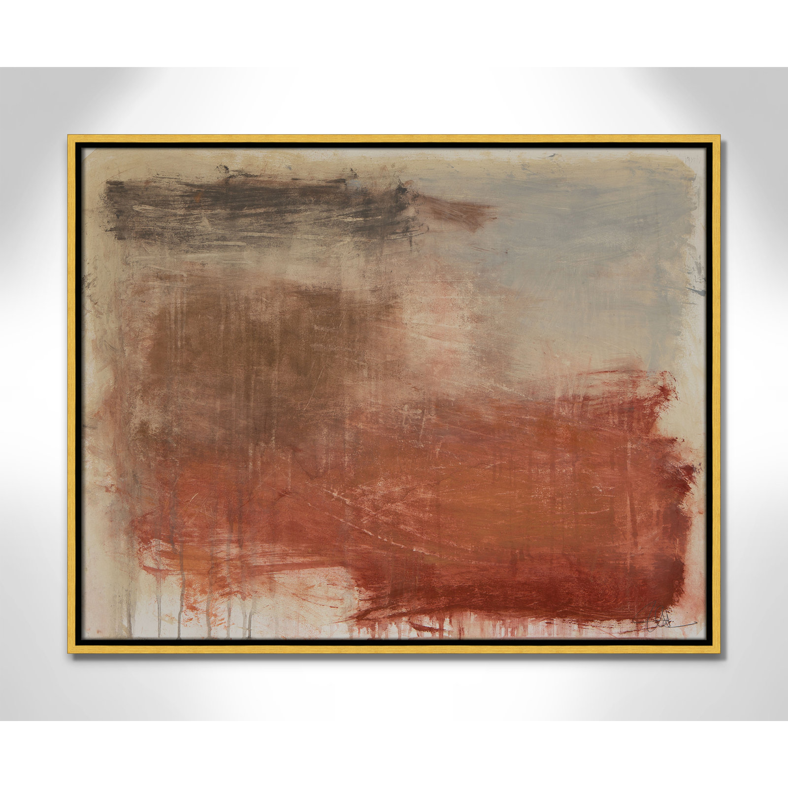Colin "Autumn Over The Riviera" Print, 23.5" H x 29.5" W, Gold