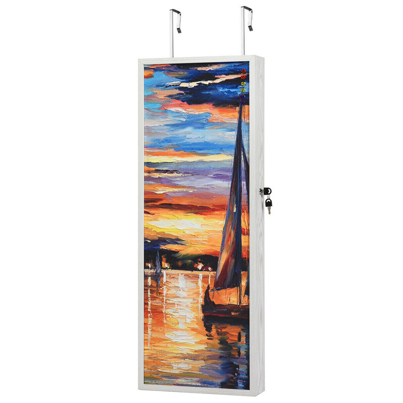 Burleigh Over-the-Door Metal Jewelry Armoire