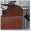 Bureau en L Bowfront Executive avec plateau en mélamine durable et retour configurable pour les espaces de bureau modernes