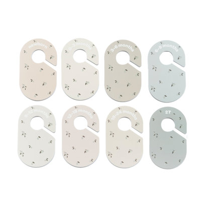 3 séparateurs de garde-robe pour 3 bébés (nouveau-né à 24 mois) - paquet de 8