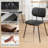 Modern Upholstered Armless Desk Chair & Conference Room Office Chair Computer Desk Chair-1503440390