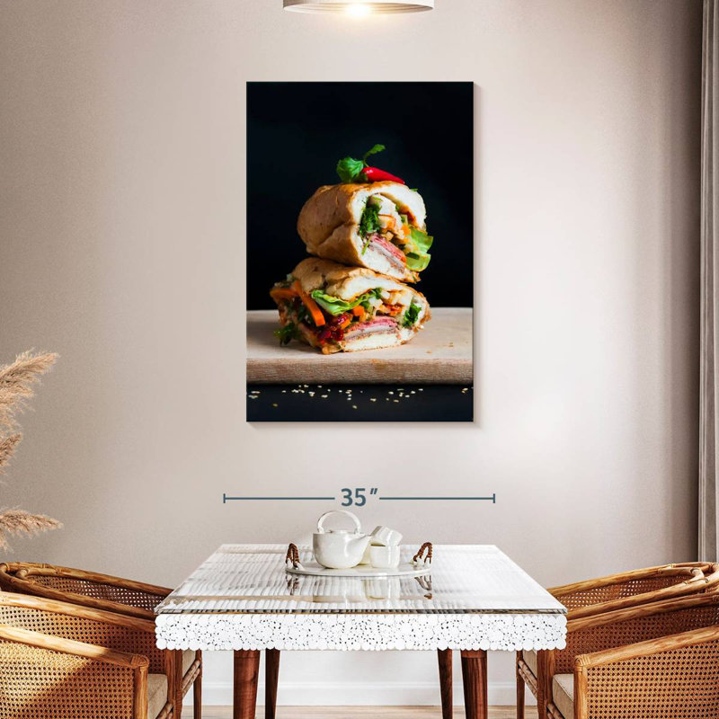 Yarlin Banh Mi Sandwich, H 30 po x l 20 po