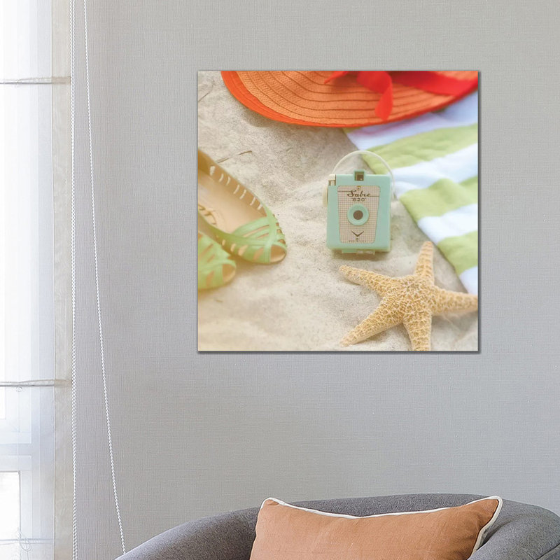Beach by Mandy Lynne - Wrapped Canvas Print, 66.04 cm H x 66.04 cm W x 1.91 cm D