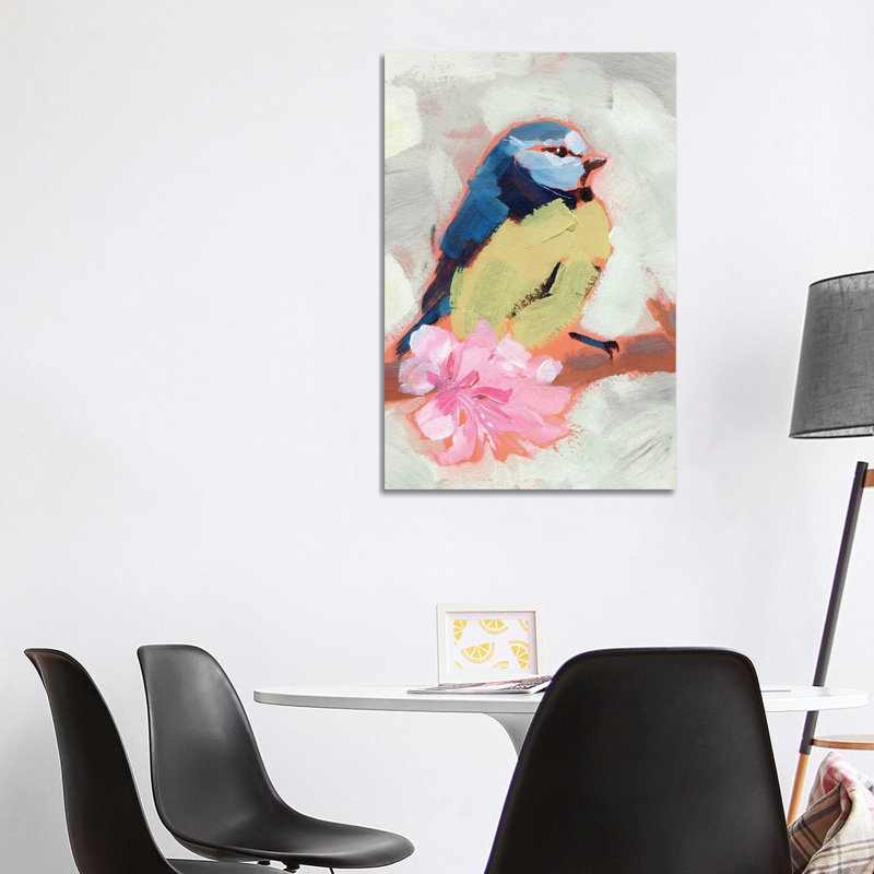 Painted Songbird II by Jennifer Paxton Parker - Wrapped Canvas Painting, 101.6 cm H x 66.04 cm W x 1.91 cm D