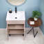 Meuble-lavabo simple 24 po gris