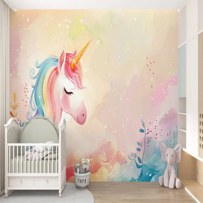 Murale de rêve magique licorne