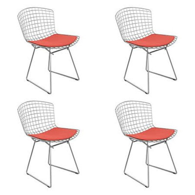 Chaise d'appoint de patio avec coussin Miskell