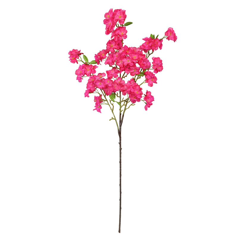 Tige de fleur de cerisier artificielle Coso, Magenta