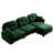 Chenille verte est en rupture de stock