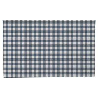 Proper Gingham Non-Skid Bath Mat