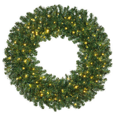 Lighted Fir Wreath