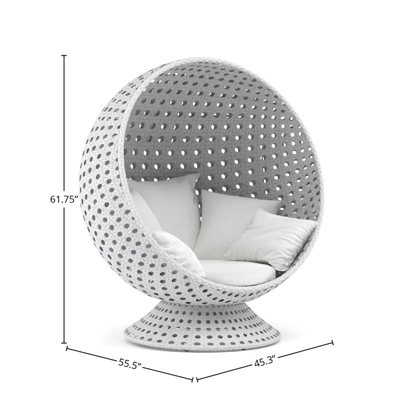 Hemisphere Outdoor Swivel Lounge Chair