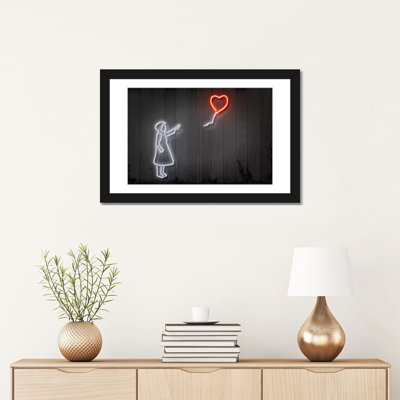 «Girl with a Balloon», impression sur toile
