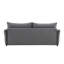 Lit gigogne escamotable en tissu avec rangement-963056046