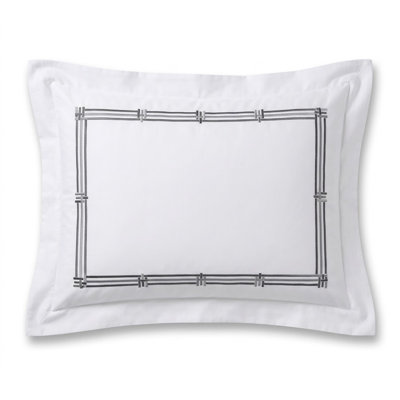 Panama Embroidery by DEA 100% Cotton Sham