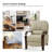 Alexandra 29.9" W Leather Push-Back Recliner-289303490