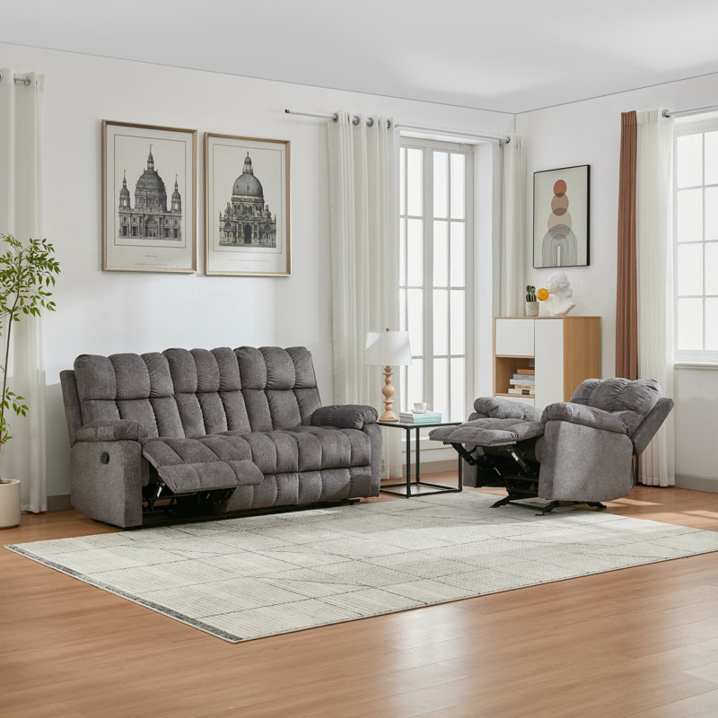 4 Seater Fabric Settee