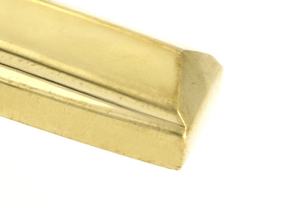 Art Deco Locking Fastener - RH, Polished Brass
