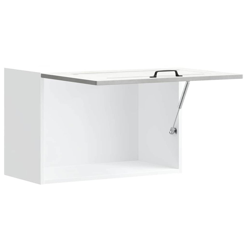 Kitchen Wall Cabinet Kalmar Engineered Wood, Concrete Grey