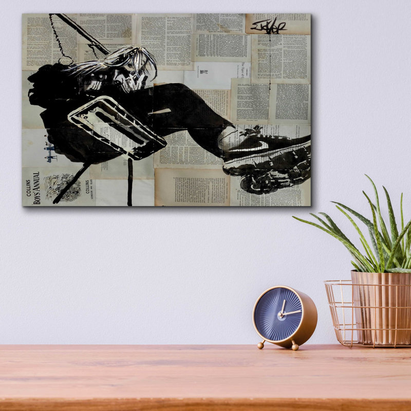 "Sway Away" par Loui Jover, H 12 po x l 16 po x P 0,13 po