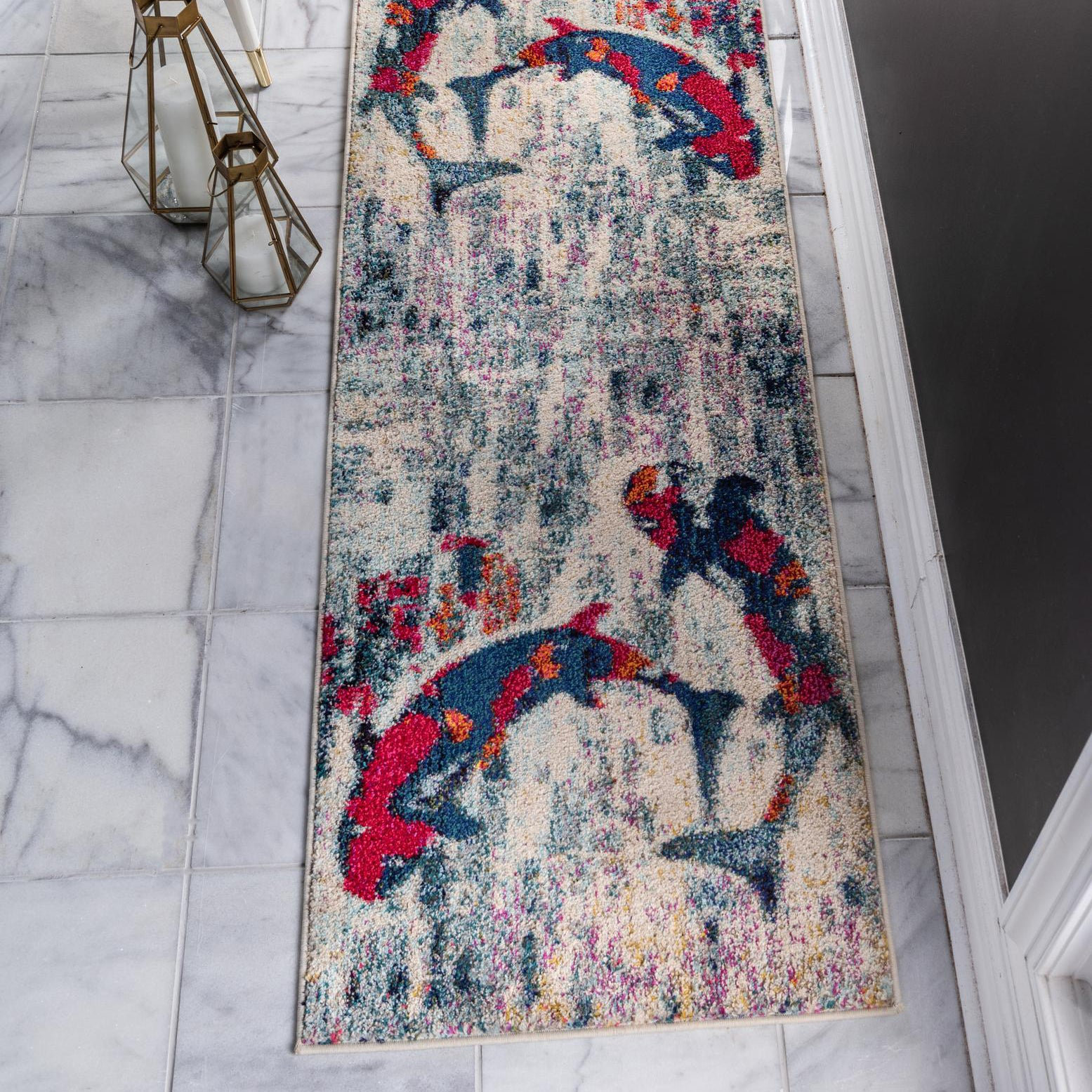World Menagerie Darrell Abstract Beige/Red Area Rug & Reviews | Wayfair
