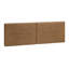 Tête de lit flottante pour grand lit Cove, brun