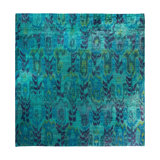 Overdyed One-of-a-Kind 11' 9" X 12' 1" Hand Knotted Area Rug
