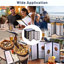 Paquet de 30 couvercles de menu de restaurant WeChef 8,5 x 11 po 3 pages 6 et 4,25 x 11 po liste de vin-118010729